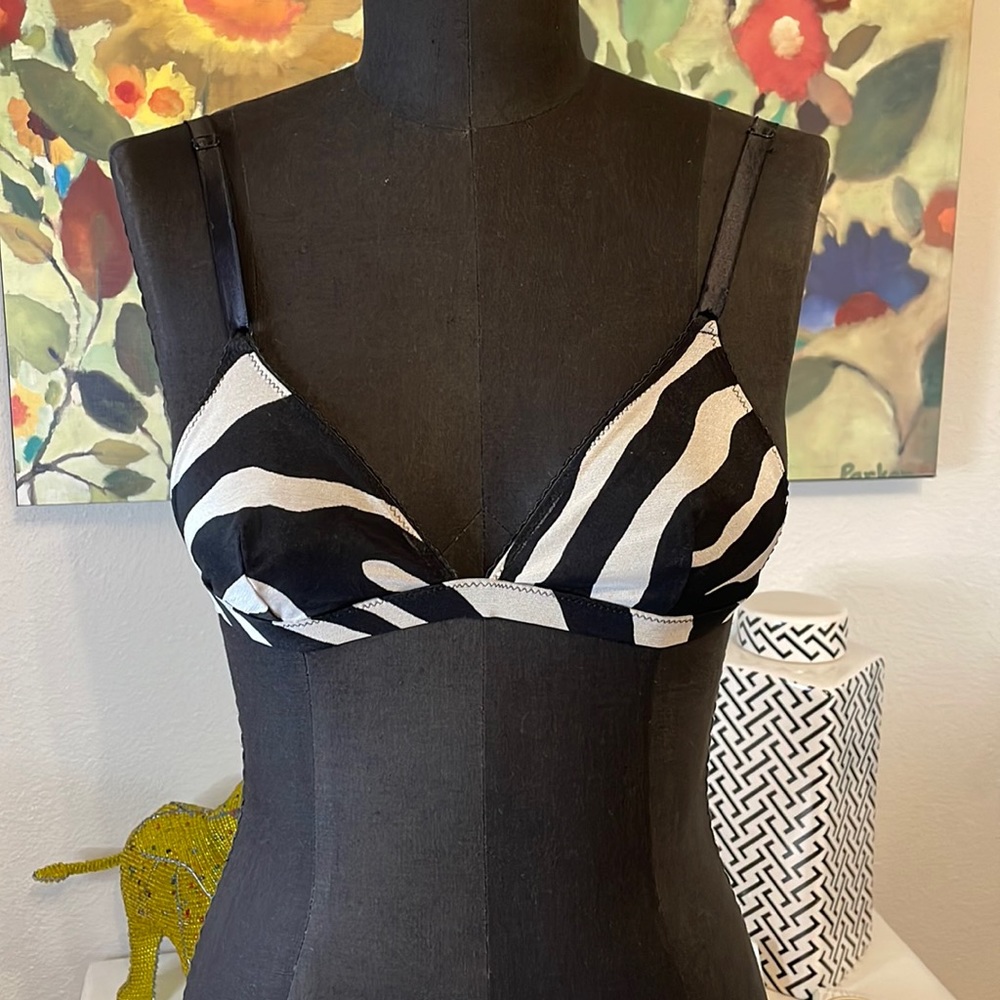 Dolce & Gabbana Zebra Bra